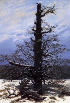 El roble en la nieve Romántico Caspar David Friedrich Pinturas al óleo